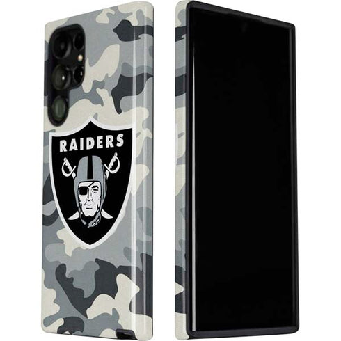 NFL Las Vegas Raiders Camo Galaxy S22 Ultra Pro Case