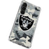 NFL Las Vegas Raiders Camo Galaxy S23 Clear Case