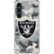 NFL Las Vegas Raiders Camo Galaxy S23 FE Clear Case