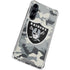 NFL Las Vegas Raiders Camo Galaxy S23 FE Clear Case