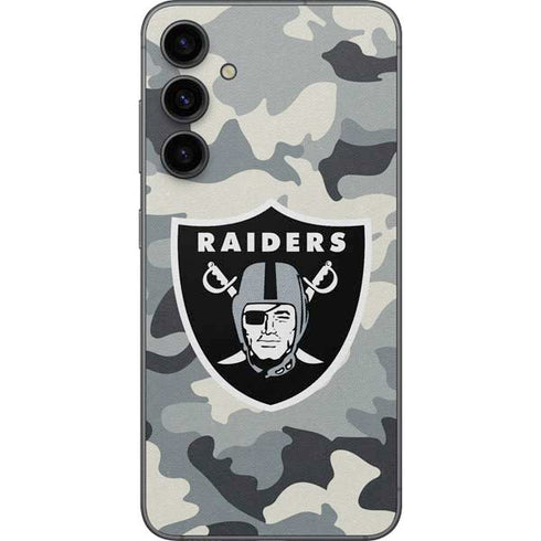 NFL Las Vegas Raiders Camo Galaxy S23 FE Skin