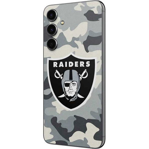 NFL Las Vegas Raiders Camo Galaxy S23 FE Skin