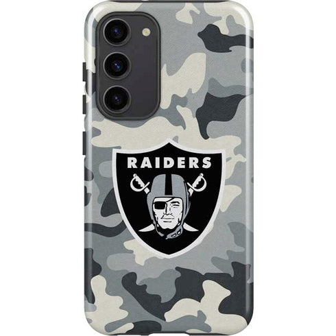 NFL Las Vegas Raiders Camo Galaxy S23 Plus Pro Case