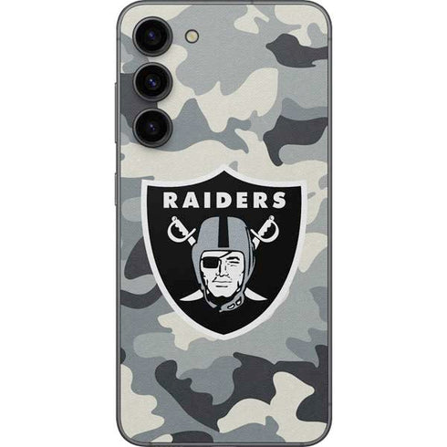 NFL Las Vegas Raiders Camo Galaxy S23 Plus Skin