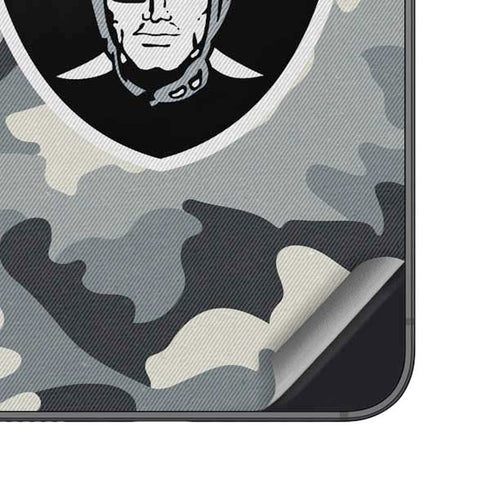 NFL Las Vegas Raiders Camo Galaxy S23 Plus Skin