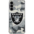 NFL Las Vegas Raiders Camo Galaxy S24 Plus Clear Case