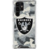 NFL Las Vegas Raiders Camo Galaxy S24 Ultra Clear Case