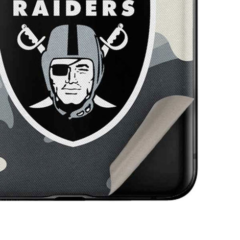 NFL Las Vegas Raiders Camo Galaxy Z Flip Skin