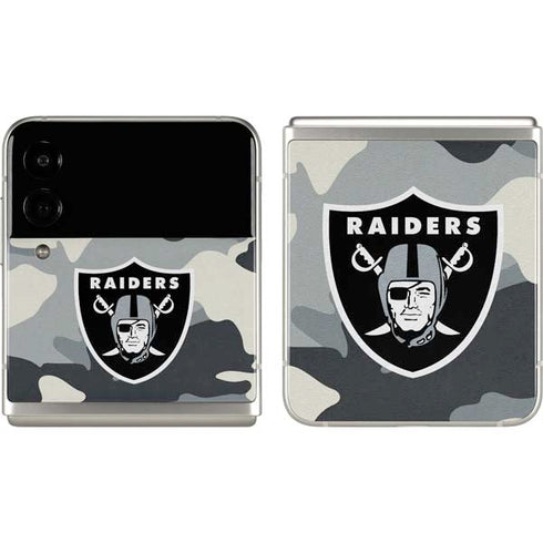 NFL Las Vegas Raiders Camo Galaxy Z Flip3 5G Skin
