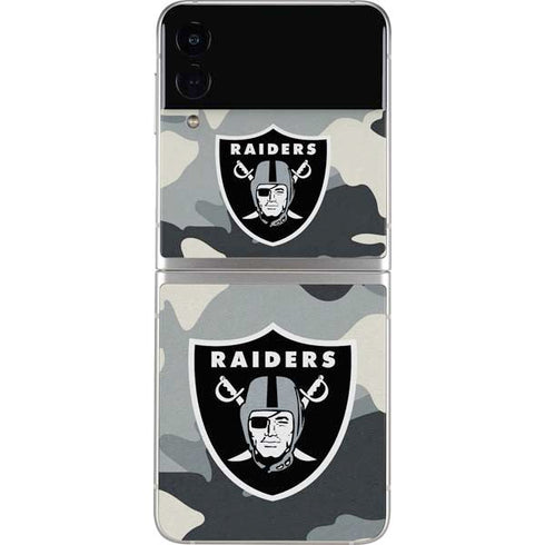 NFL Las Vegas Raiders Camo Galaxy Z Flip3 5G Skin