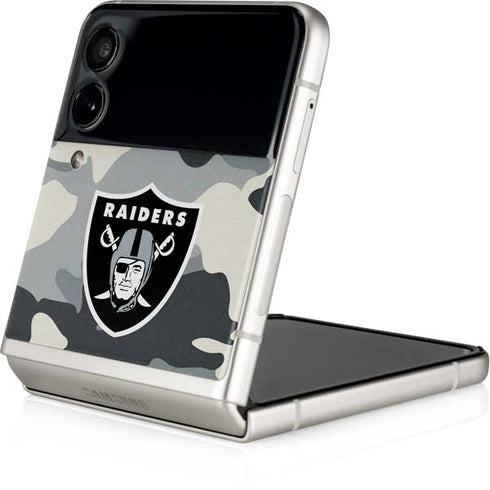 NFL Las Vegas Raiders Camo Galaxy Z Flip3 5G Skin