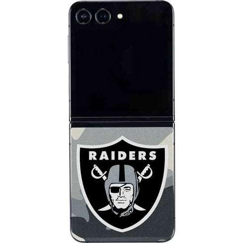 NFL Las Vegas Raiders Camo Galaxy Z Flip5 5G Skin