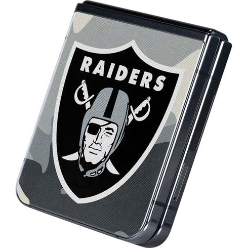 NFL Las Vegas Raiders Camo Galaxy Z Flip5 5G Skin