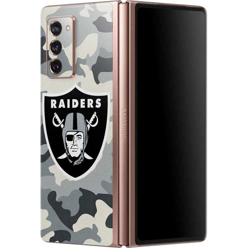 NFL Las Vegas Raiders Camo Galaxy Z Fold2 5G Skin