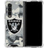 NFL Las Vegas Raiders Camo Galaxy Z Fold4 5G Clear Case