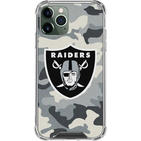 NFL Las Vegas Raiders Camo iPhone 11 Pro Max Clear Case