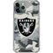 NFL Las Vegas Raiders Camo iPhone 11 Pro Max Clear Case