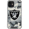 NFL Las Vegas Raiders Camo iPhone 12 Clear Case