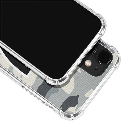 NFL Las Vegas Raiders Camo iPhone 12 Clear Case