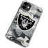 NFL Las Vegas Raiders Camo iPhone 12 Clear Case