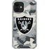 NFL Las Vegas Raiders Camo iPhone 12 Mini Clear Case