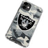 NFL Las Vegas Raiders Camo iPhone 12 Mini Clear Case