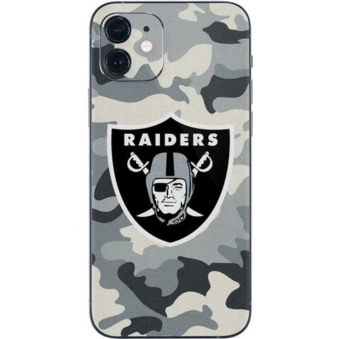 NFL Las Vegas Raiders Camo iPhone 12 Mini Skin