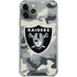 NFL Las Vegas Raiders Camo iPhone 12 Pro Clear Case