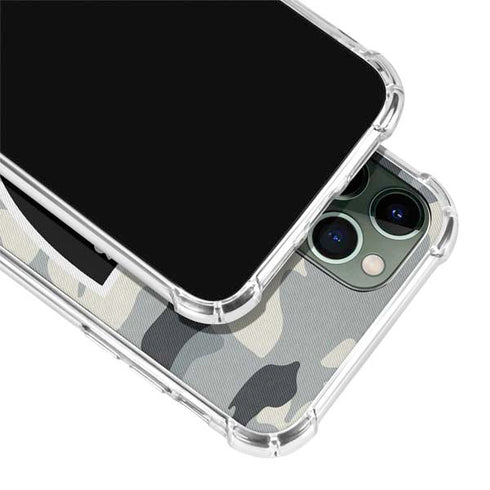 NFL Las Vegas Raiders Camo iPhone 12 Pro Clear Case