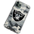 NFL Las Vegas Raiders Camo iPhone 12 Pro Clear Case