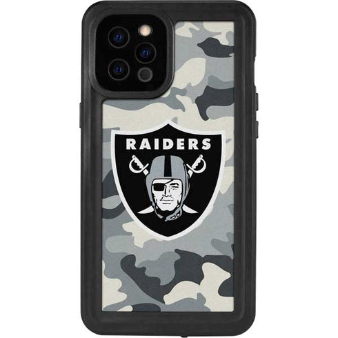 NFL Las Vegas Raiders Camo iPhone 12 Pro Max Waterproof Case