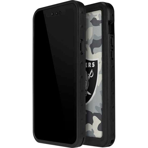 NFL Las Vegas Raiders Camo iPhone 12 Pro Waterproof Case