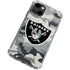 NFL Las Vegas Raiders Camo iPhone 13 Clear Case