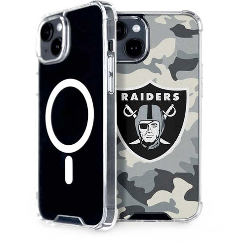 NFL Las Vegas Raiders Camo iPhone 13 MagSafe Case