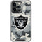NFL Las Vegas Raiders Camo iPhone 13 Pro Clear Case