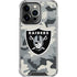 NFL Las Vegas Raiders Camo iPhone 13 Pro Clear Case