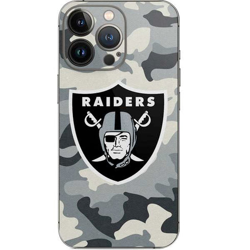 NFL Las Vegas Raiders Camo iPhone 13 Pro Skin