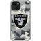 NFL Las Vegas Raiders Camo iPhone 14 Clear Case