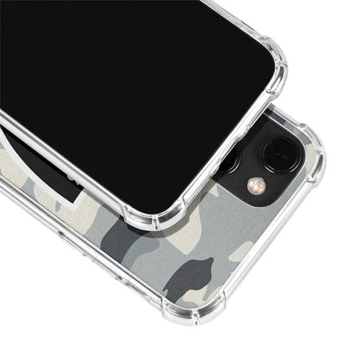 NFL Las Vegas Raiders Camo iPhone 14 Clear Case