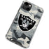NFL Las Vegas Raiders Camo iPhone 14 Clear Case