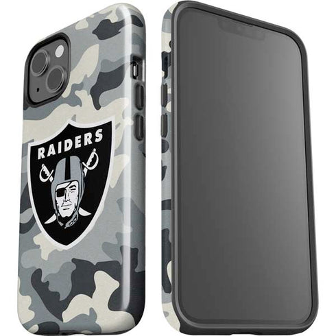NFL Las Vegas Raiders Camo iPhone 14 Plus Impact Case