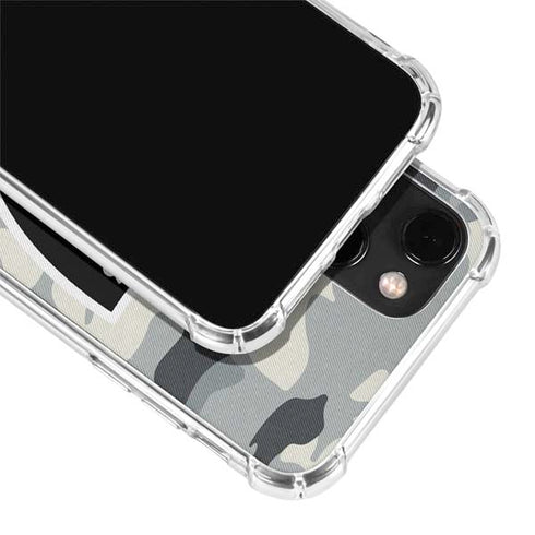NFL Las Vegas Raiders Camo iPhone 14 Plus Clear Case