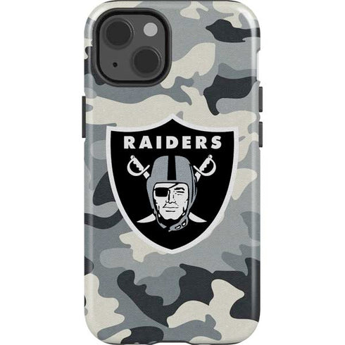 NFL Las Vegas Raiders Camo iPhone 15 Impact Case