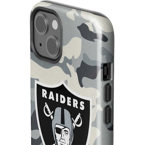 NFL Las Vegas Raiders Camo iPhone 15 Impact Case