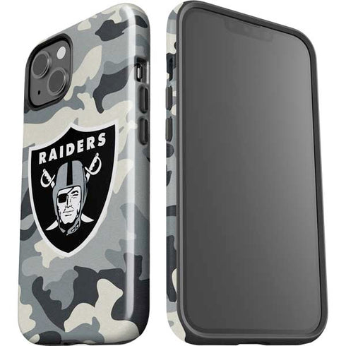 NFL Las Vegas Raiders Camo iPhone 15 Impact Case