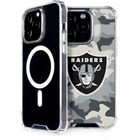 NFL Las Vegas Raiders Camo iPhone 15 Pro MagSafe Case