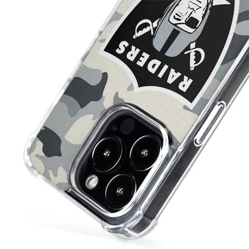 NFL Las Vegas Raiders Camo iPhone 15 Pro Max MagSafe Case