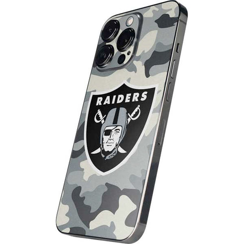 NFL Las Vegas Raiders Camo iPhone 14 Pro Max Skin