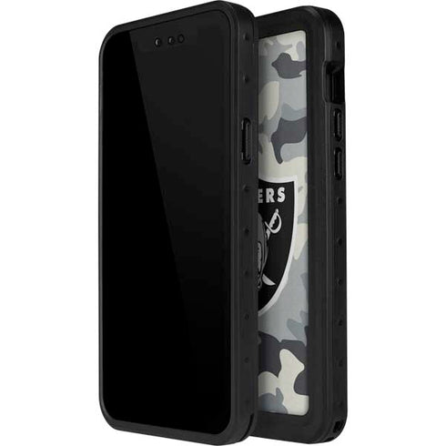 NFL Las Vegas Raiders Camo iPhone 14 Pro Max Waterproof Case