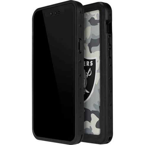 NFL Las Vegas Raiders Camo iPhone 14 Pro Waterproof Case
